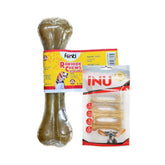Xương Gặm Cho Chó Inu Fonti Da Bò Ép Nâu - Paddy Pet Shop